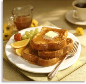 French toast for breakfast