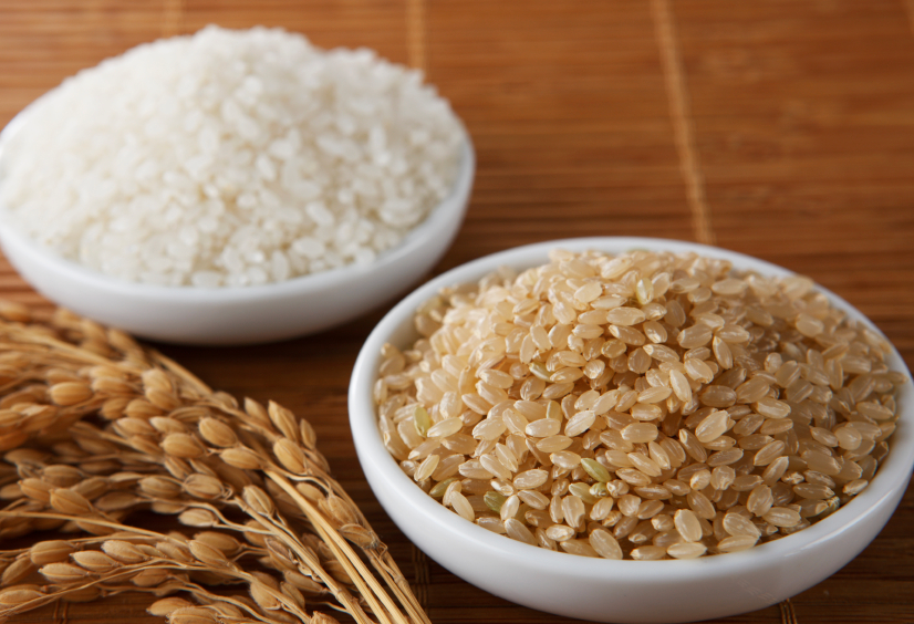 white rice vs brown rice